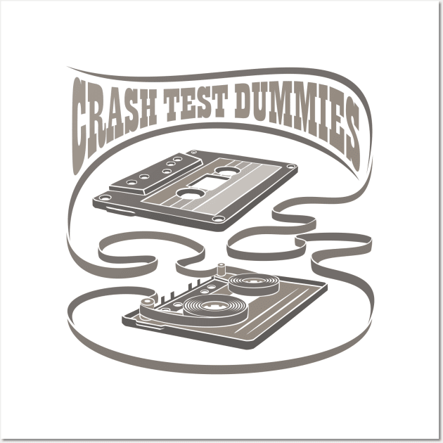 Crash Test Dummies Exposed Cassette Wall Art by Vector Empire